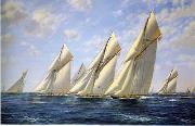 unknow artist Seascape, boats, ships and warships. 04 oil painting reproduction